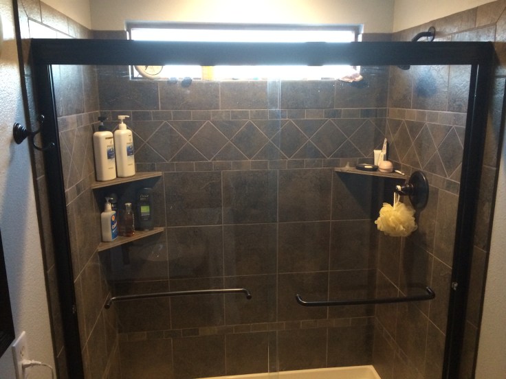 The new shower. Love. It.